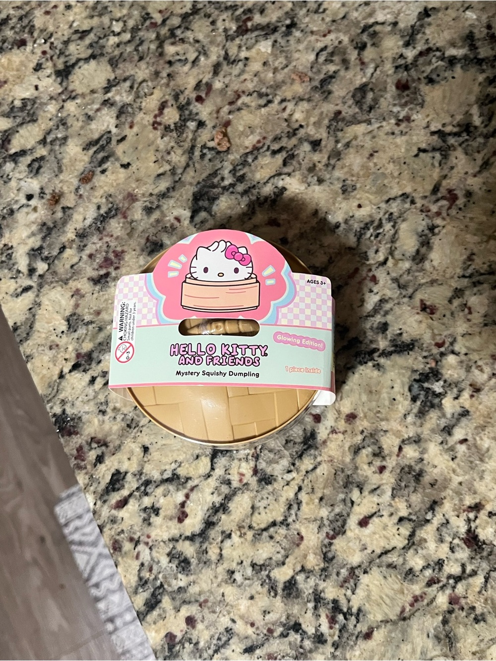Hello Kitty Mystery Squishy Dumpling - Glowing Edition